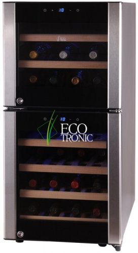 Двухзонный винный шкаф Ecotronic WCM-33D фото 2