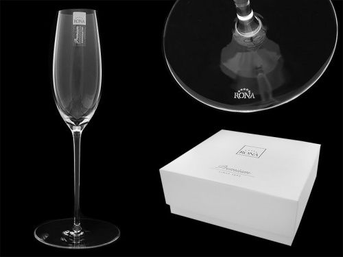 Premium набор вращающихся бокалов для шампанского RONA "Perseus" (2 шт) 330мл