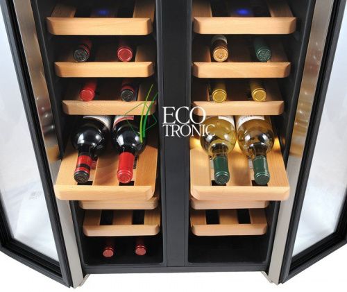 Двухзонный винный шкаф Ecotronic WCM-32DE фото 4