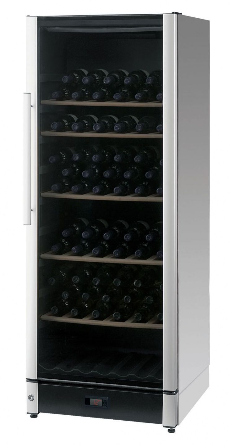 Купить мультитемпературный винный шкаф vestfrost w 155 черный/серебристый.