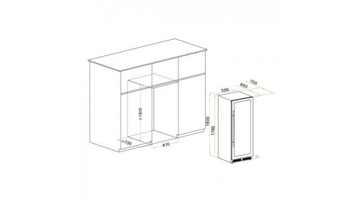 Винный шкаф Meyvel MV163PRO-KBT2 фото 17