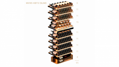 Винный шкаф Meyvel MV95-KBT2 (Slim) фото 12