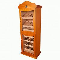 Деревянный шкаф для вина и сигар ХранительВин