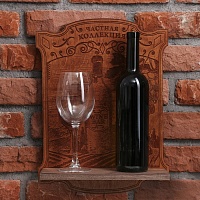 Полка под алкоголь Wine bar, 25 × 40 × 10 см