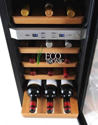 Двухзонный винный шкаф Ecotronic WCM-21DE фото 5