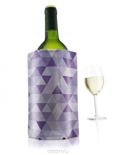 Охладительная рубашка VacuVin для вина 0,75л, фиолетовый бриллиант(арт.3881860)