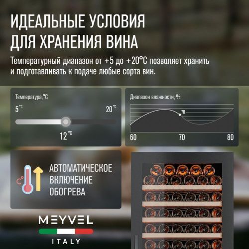 Винный шкаф Meyvel MV163PRO-KBT2 фото 8