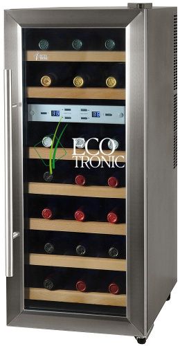Двухзонный винный шкаф Ecotronic WCM-21DE