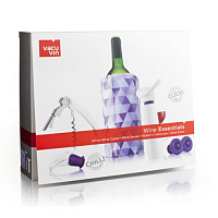 Подарочный набор VacuVin Giftset Wine Essentials, белый/фиолетовый. (арт.6889860)