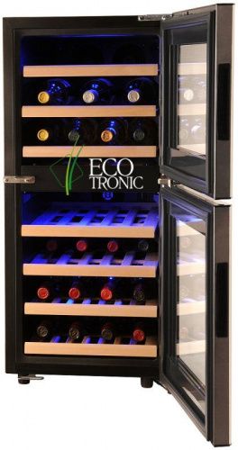 Двухзонный винный шкаф Ecotronic WCM-33D фото 3