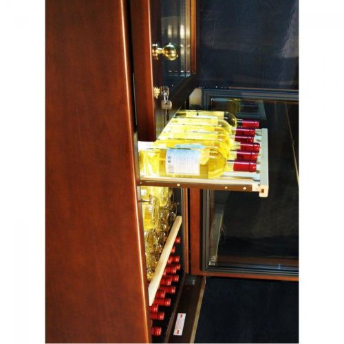 Двухзонный винный шкаф IP Industrie CEX 601 RU (цвет - дуб) фото 8