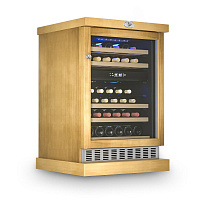 Двухзонный винный шкаф IP Industrie CEXP 45-6 RD (Дуб)