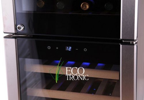 Двухзонный винный шкаф Ecotronic WCM-33D фото 5