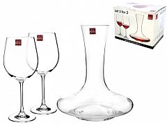 Набор для вина: декантер 1,5 л, 2 бокала для вина 610 мл (RONA) арт.28913229