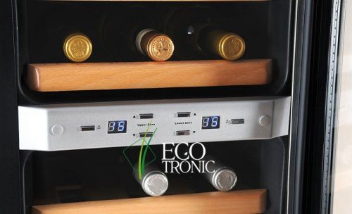 Двухзонный винный шкаф Ecotronic WCM-21DE фото 2