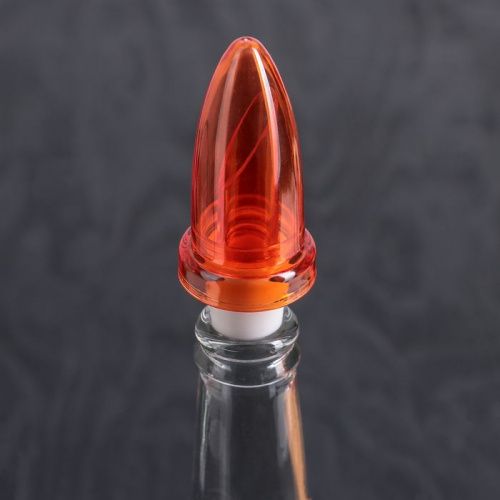 Пробка для бутылки 6,5х3 см "Оранж", цвет МИКС