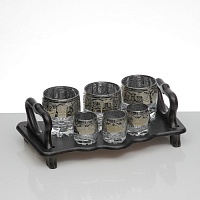 Мини-бар 6 предметов стаканы+стопки, флоренция 250/50 мл
