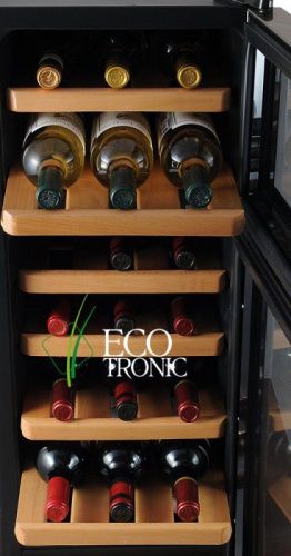 Двухзонный винный шкаф Ecotronic WCM2-21DE фото 2