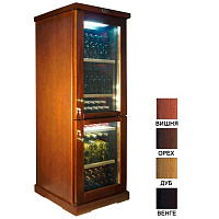 Двухзонный винный шкаф IP Industrie CEX 601 CU (цвет - Вишня)