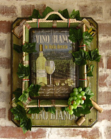 Объёмная декоративная композиция «Vino bianco»
