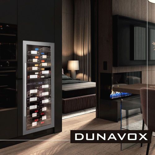 Двухзонный винный шкаф Dunavox DX-104.375 DSS фото 2
