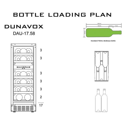 Винный шкаф Dunavox DAU-17.58DSS фото 4
