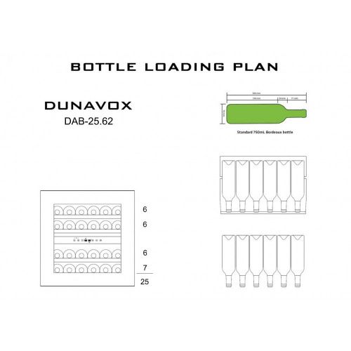 Винный шкаф Dunavox DAB-25.62DSS.TO фото 2