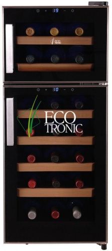 Двухзонный винный шкаф Ecotronic WCM2-21DE фото 3