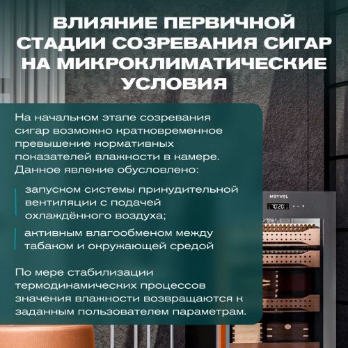 Хьюмидор шкаф Meyvel MC-120BK (PRO) фото 31